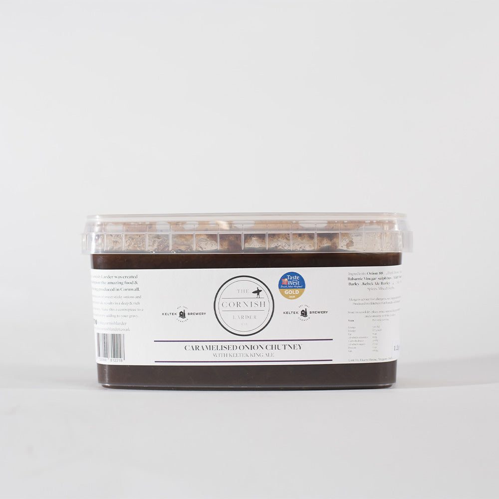 CORNISH LARDER ONION CHUTNEY & KELTEK ALE 1.2KG