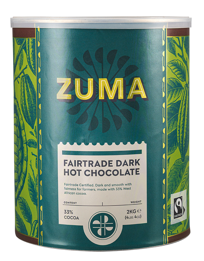 Can of Zuma Fairtrade Dark Hot Chocolate