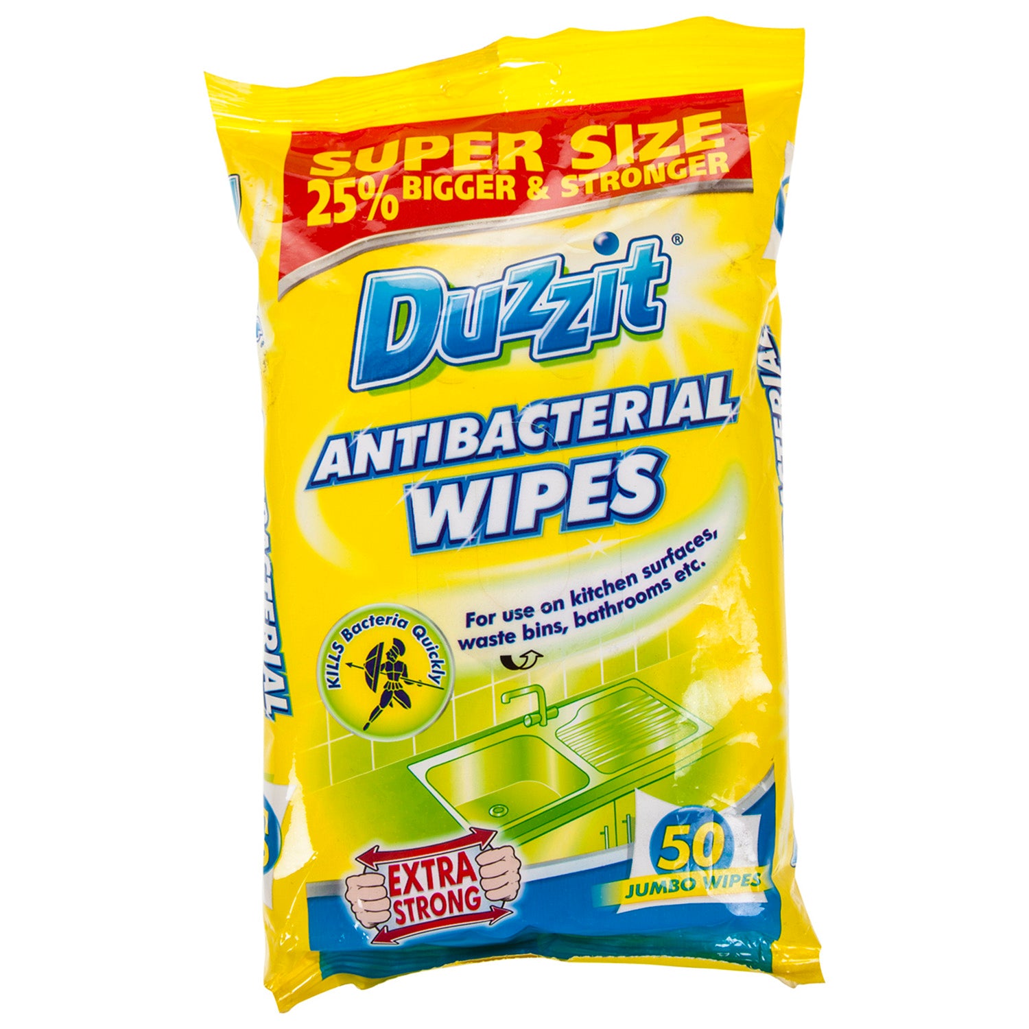 DUZZIT ANTI-BAC WIPES 50S X 12