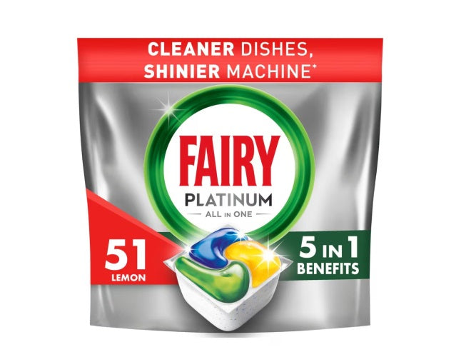 FAIRY PLATINUM DISHWASH 51 TABS x 4