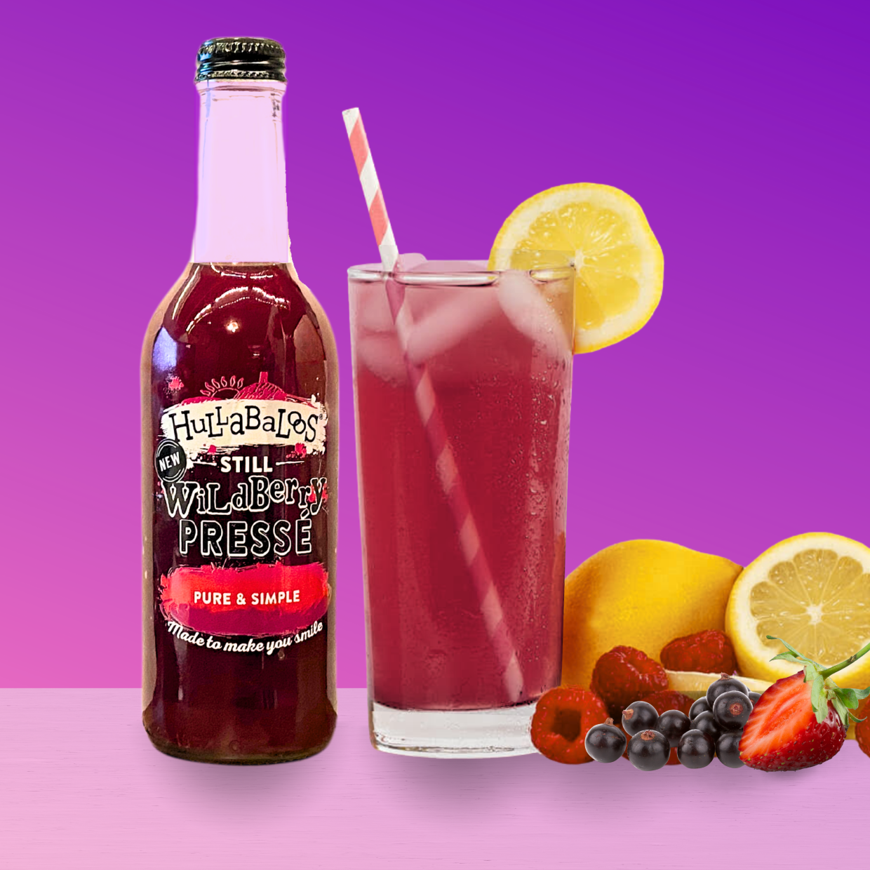 HULLABALOOS STILL WILD BERRY PRESSE 330ML X 12