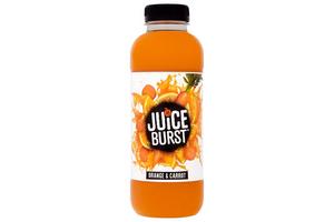 JUICE BURST ORANGE & CARROT 500MLS x12
