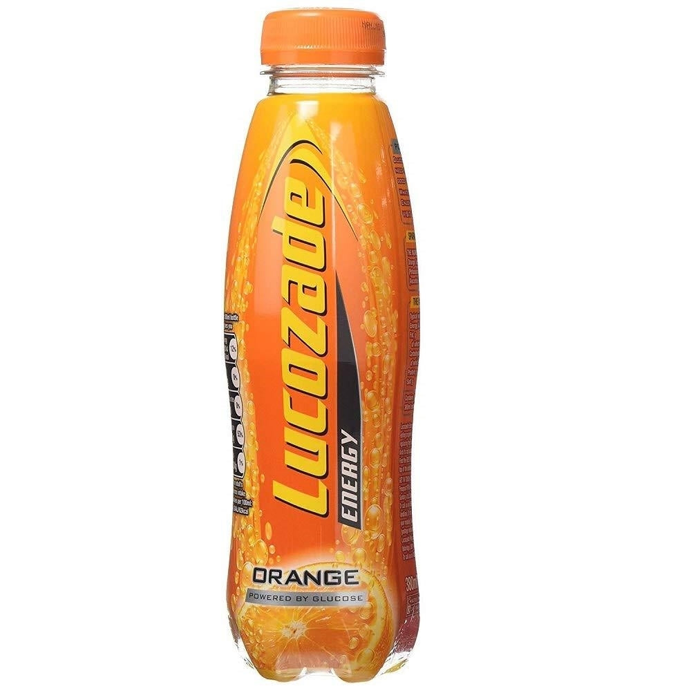 Orange Lucozade Bottle