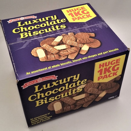 *SINGLE* LUXURY CHOC BROKEN BISCUIT ASST 1KG X 1