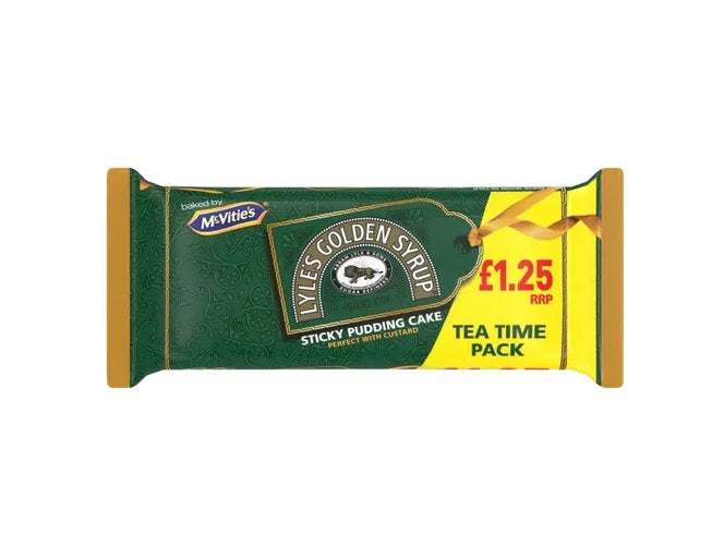 MCVITIES GOLDEN SYRUP CAKE 224g x 8 PM £1.25