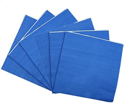 NAPKINS MIDNIGHT BLUE 3PLY 33cm x 33cm 20s  x 19