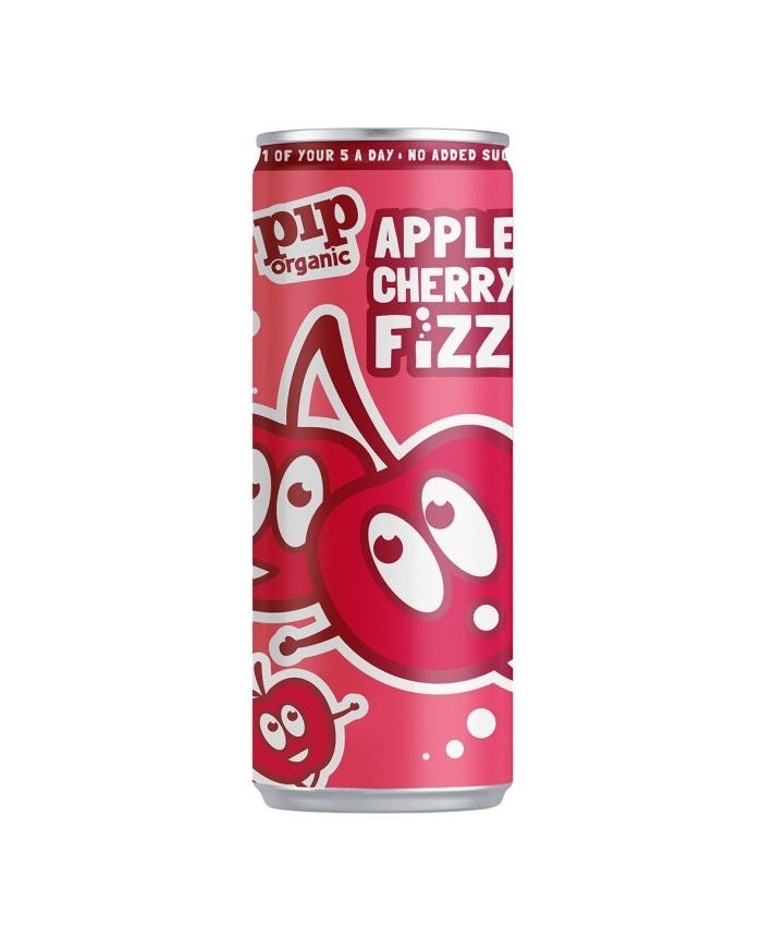 PIP ORGANIC 250ML APPLE/CHER FIZZ 250ML x24 20%OFF