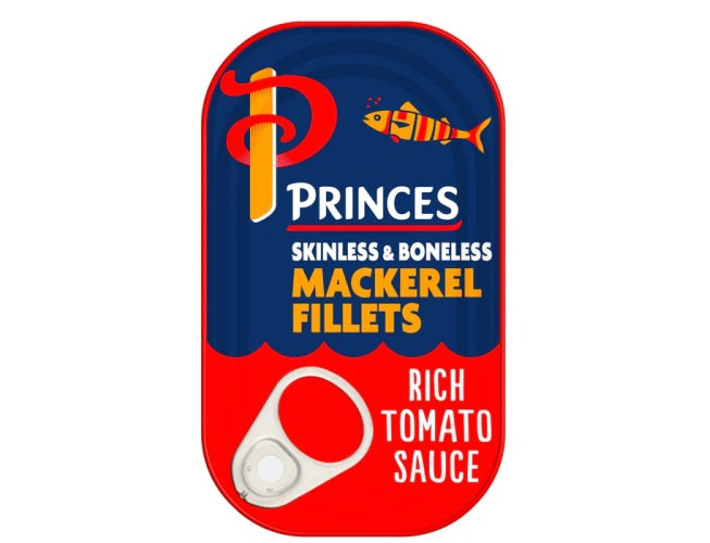 PRINCES MACKEREL IN TOMATO SAUCE  125G X 10