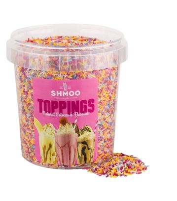 SHMOO TOPPINGS RAINBOW STRANDS 1 X 500G