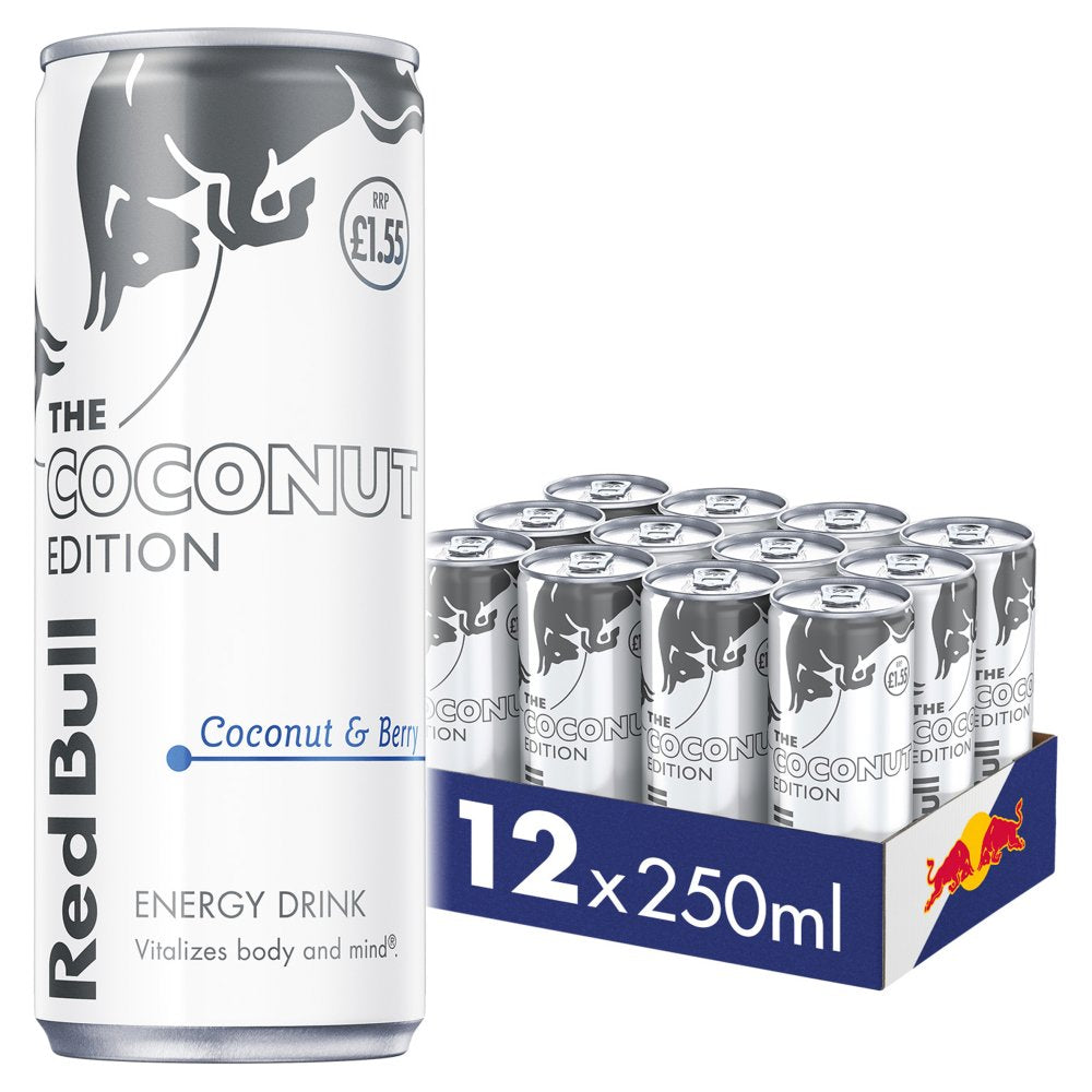 RED BULL COCONUT 250ML CANS x 12 PM £1.55