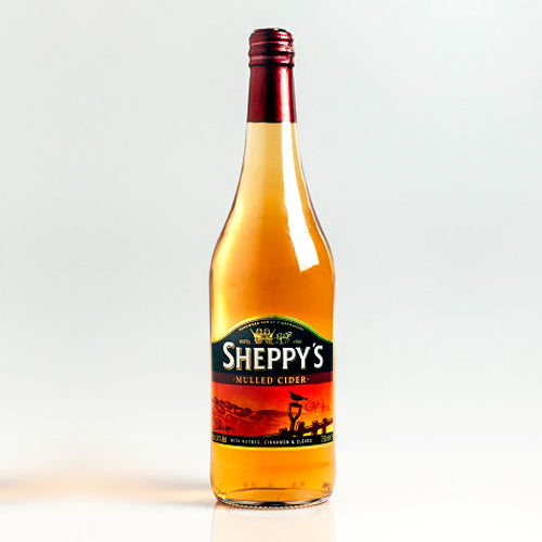  glass bottle of Sheppys Mulled Cider