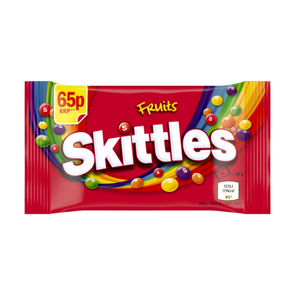 PM 65P SKITTLES FRUIT X 36