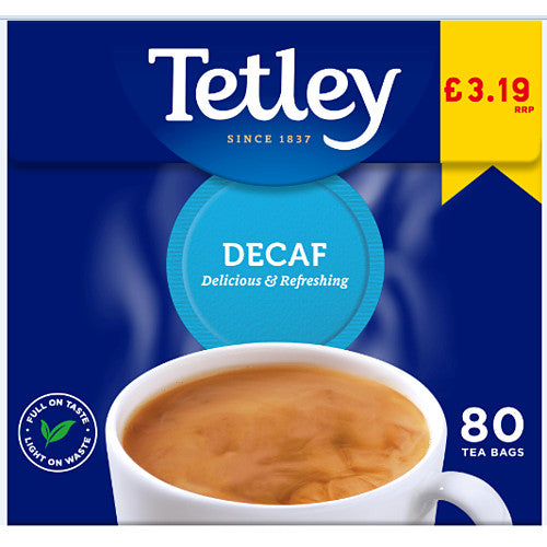 PM £3.19 TETLEY TEA BAGS 80s X 6