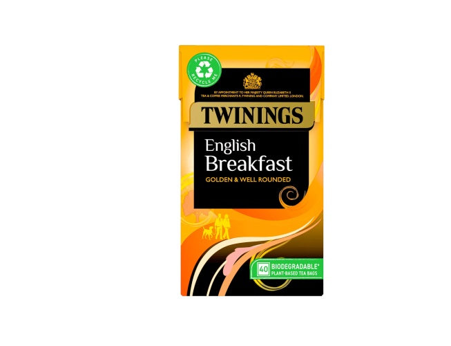 TWININGS ENGLISH BREAKFAST 40'S x 4