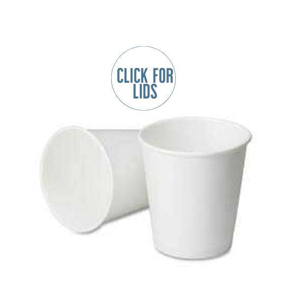 12OZ WHITE DOUBLE WALLED CUPS X GO-PAK. (LID=8501)