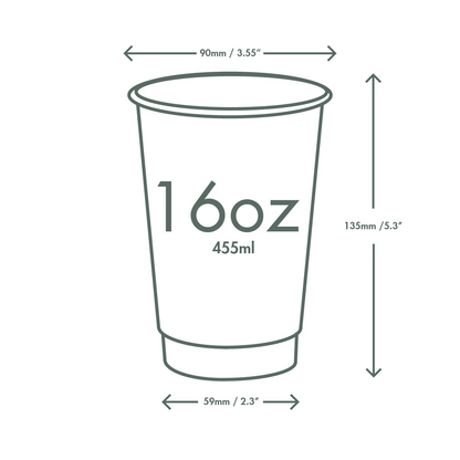 Vegware Cup Size 16oz