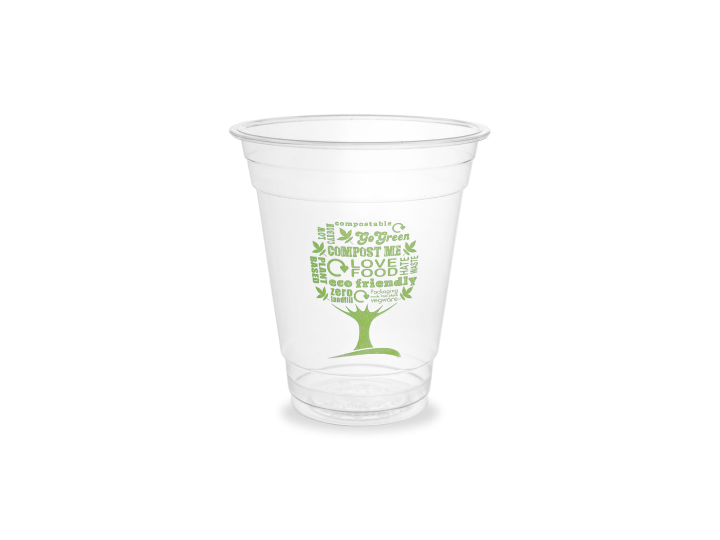 VEGWARE  GREEN TREE 12OZ SMOOTHIE CUP X 1000