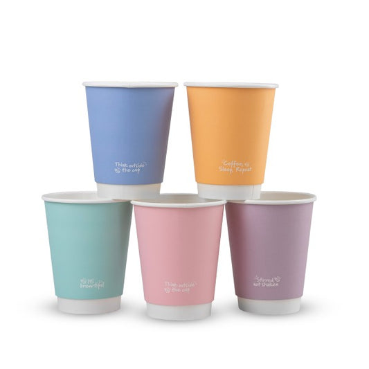 Vegware cups pastel