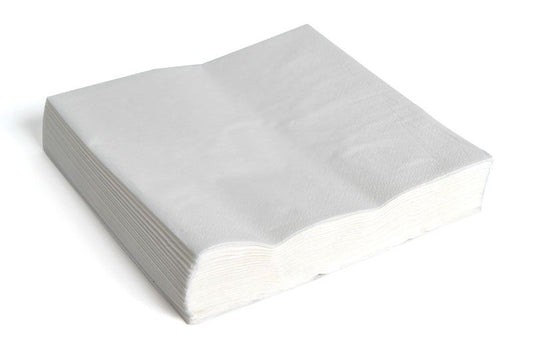 VEGWARE 33CM 2-PLY WHITE NAPKINS X 2000