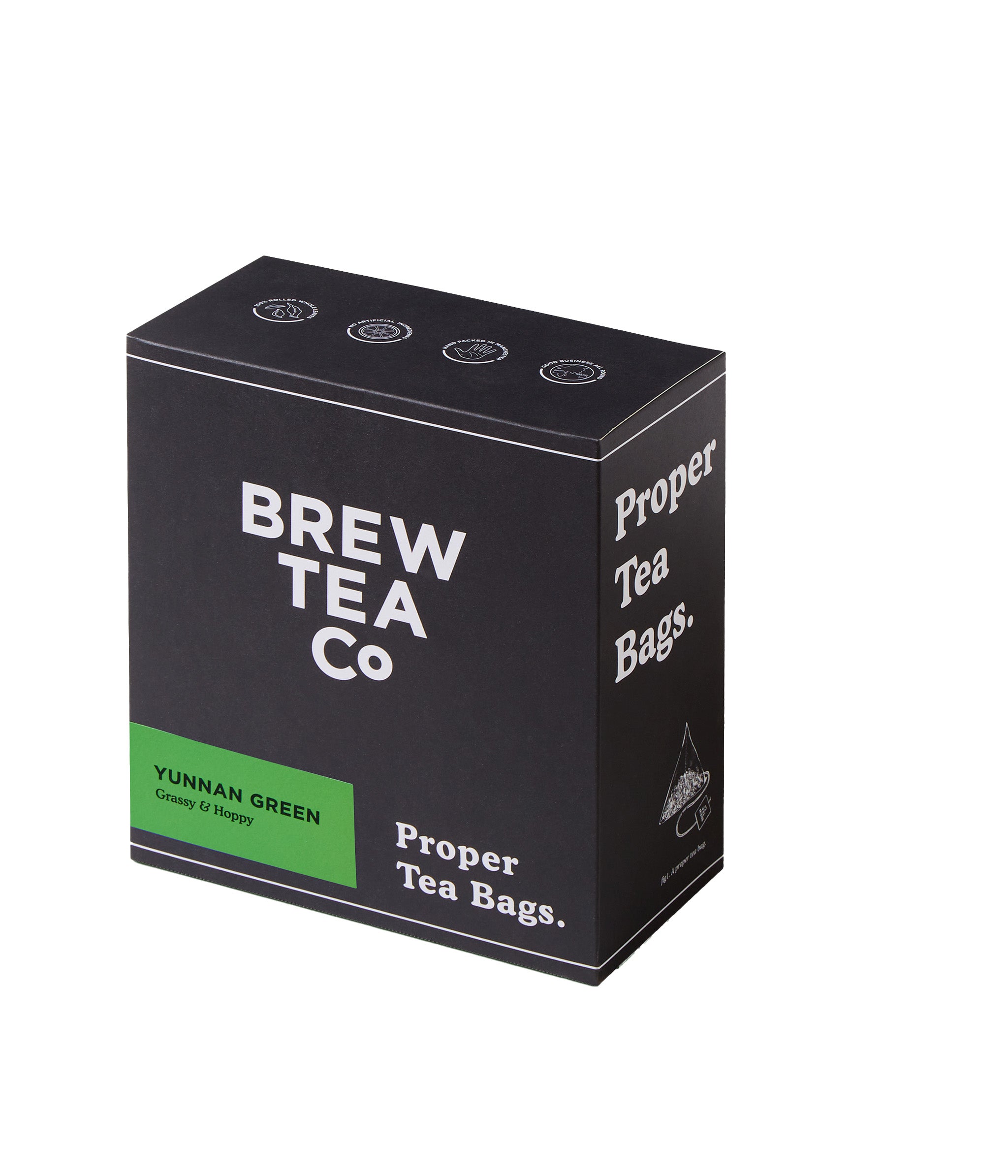 BREW TEA TAGGED TEABAGS GREEN TEA  X 100