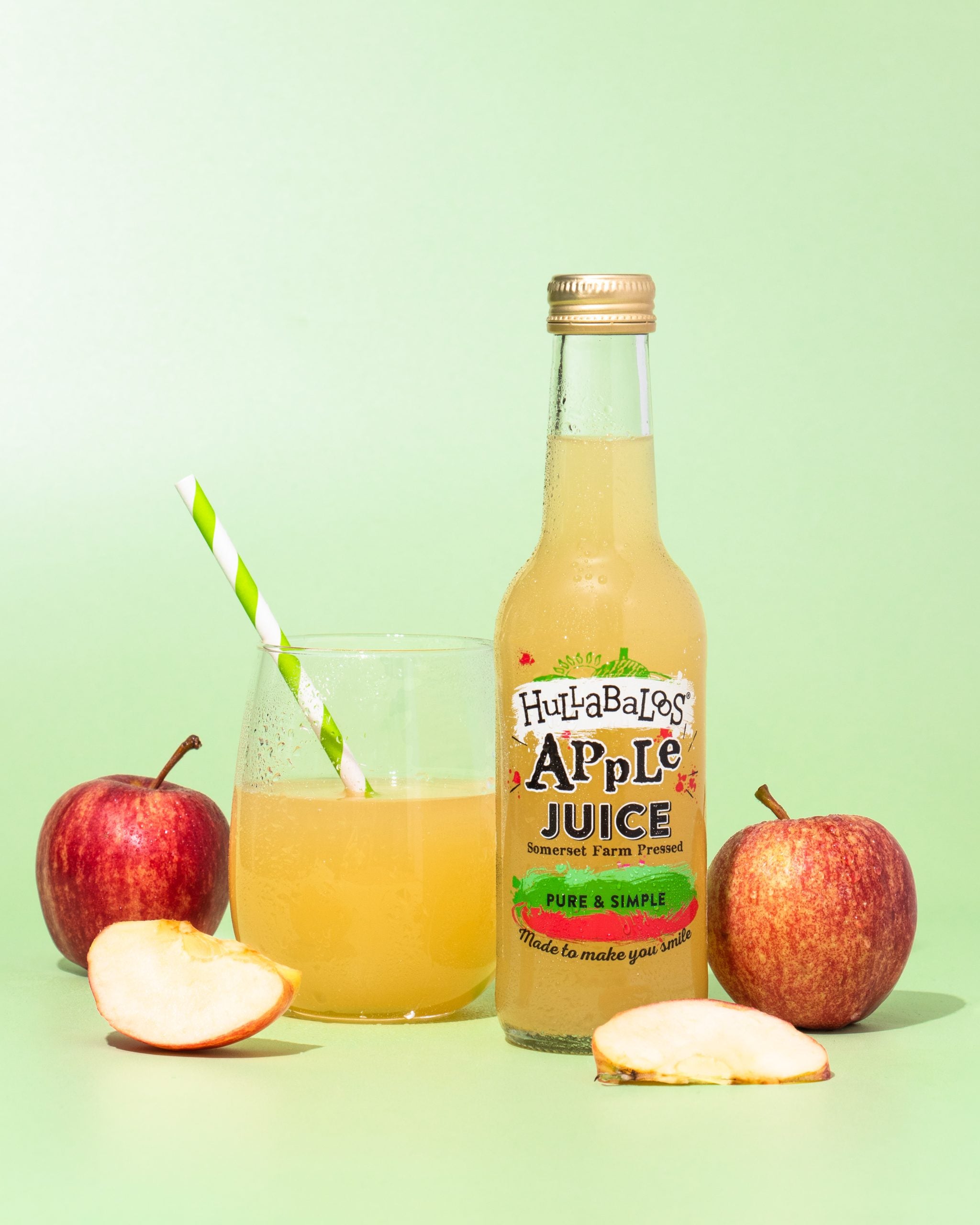 HULLABALOOS PURE APPLE JUICE 250ML X 12