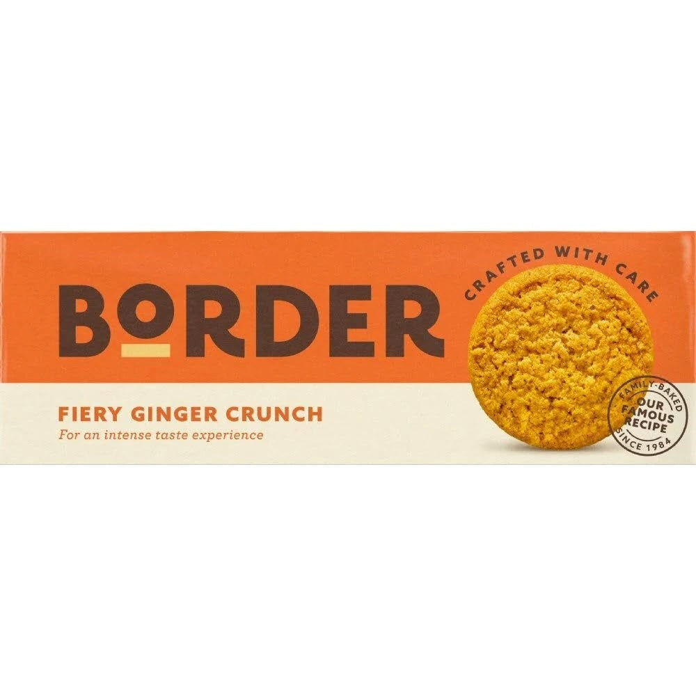 BORDER FIERY GINGER CRUNCH 135G X 12
