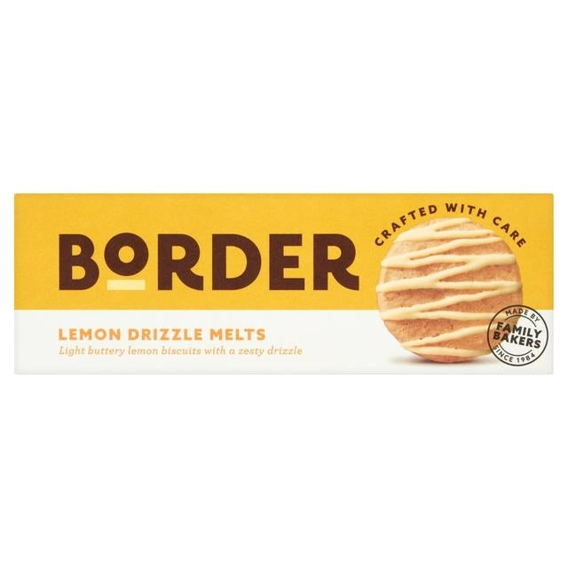 BORDER LEMON DRIZZLE MELTS 150G X 12

