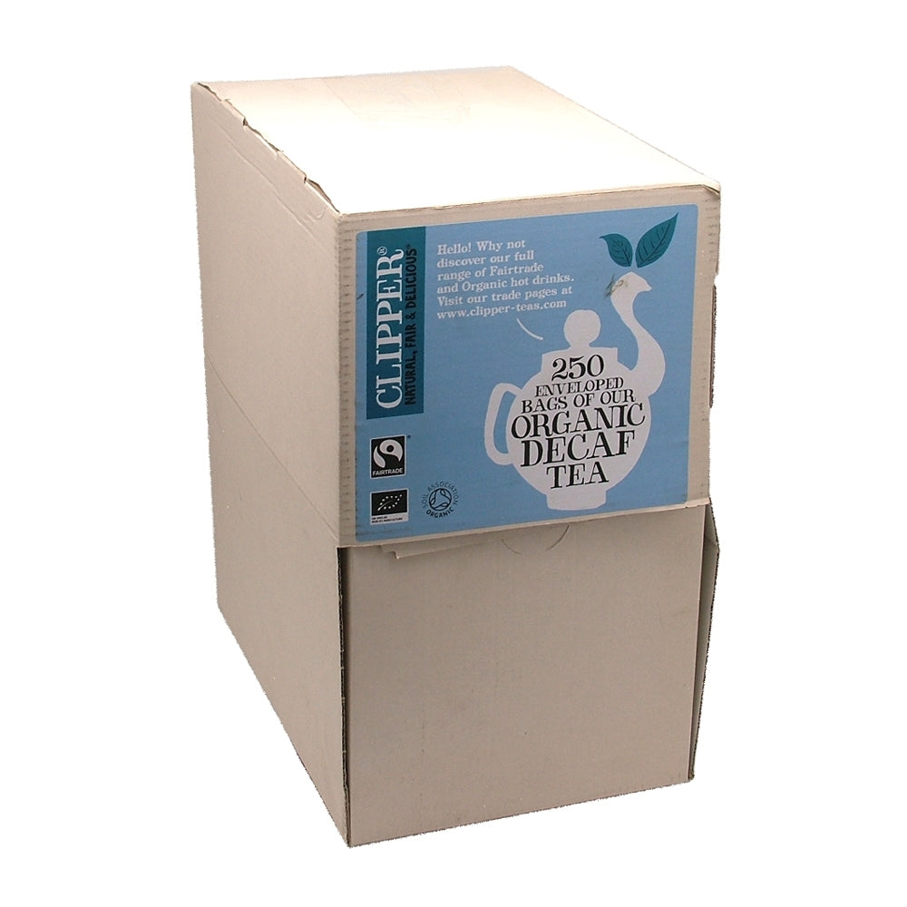 Box of Decaf Clipper tea bags