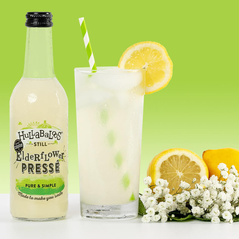 HULLABALOOS STILL ELDERFLOWER PRESSE 330ML X 12