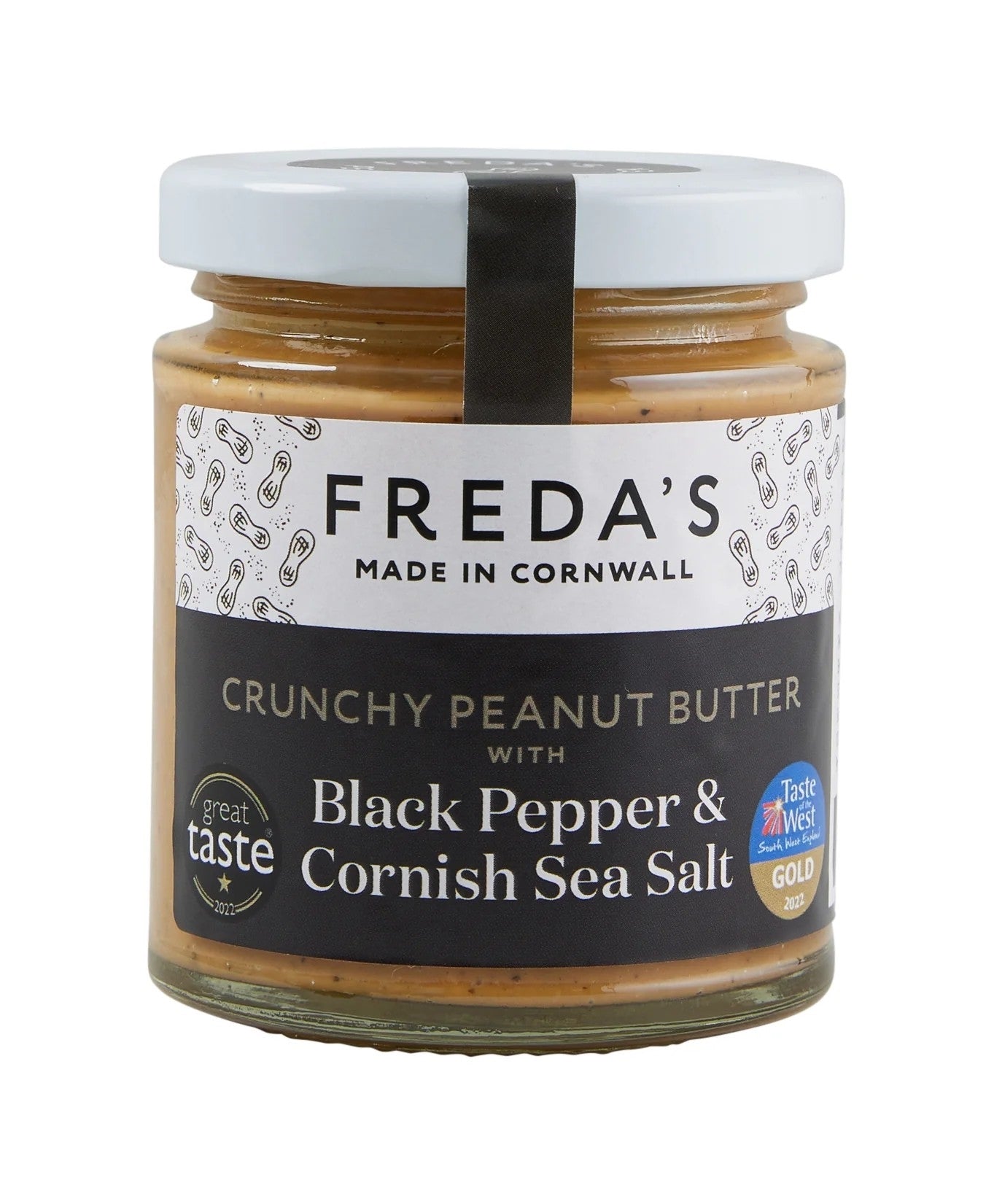 FREDAS PEANUT BUTTER & BLACK PEPPER 180g x 6
