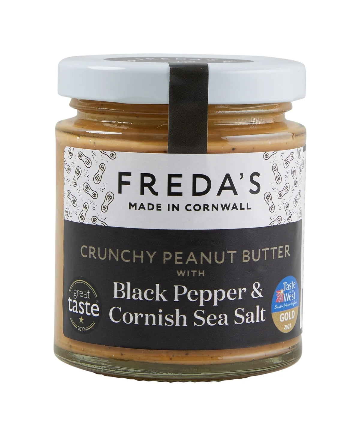 FREDAS PEANUT BUTTER & BLACK PEPPER 180g x 6
