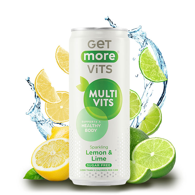 GET MORE VITS LEMON/ LIME 330ML CANS X 12