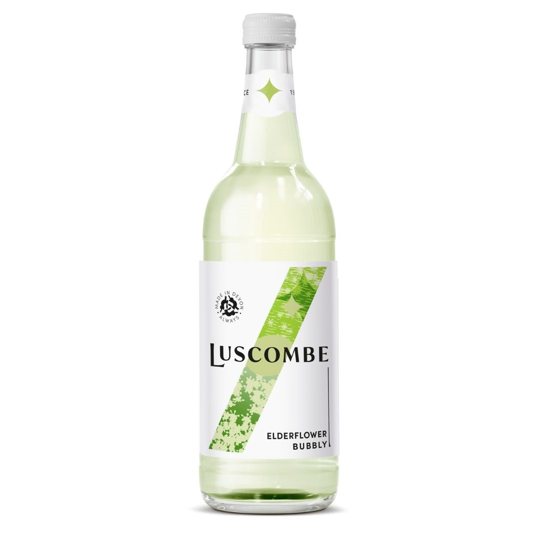 LUSCOMBE ORGANIC ELDERFLOWER BUBBLY *74cl* x 6
